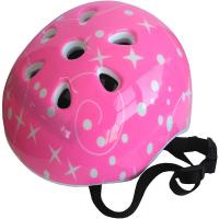 Шлем велосипедный (розовый с рисунком), 7 отверстий, на застежке D26052-5