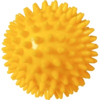 Мяч массажный (желтый) твердый ПВХ 9 см. E36801-5